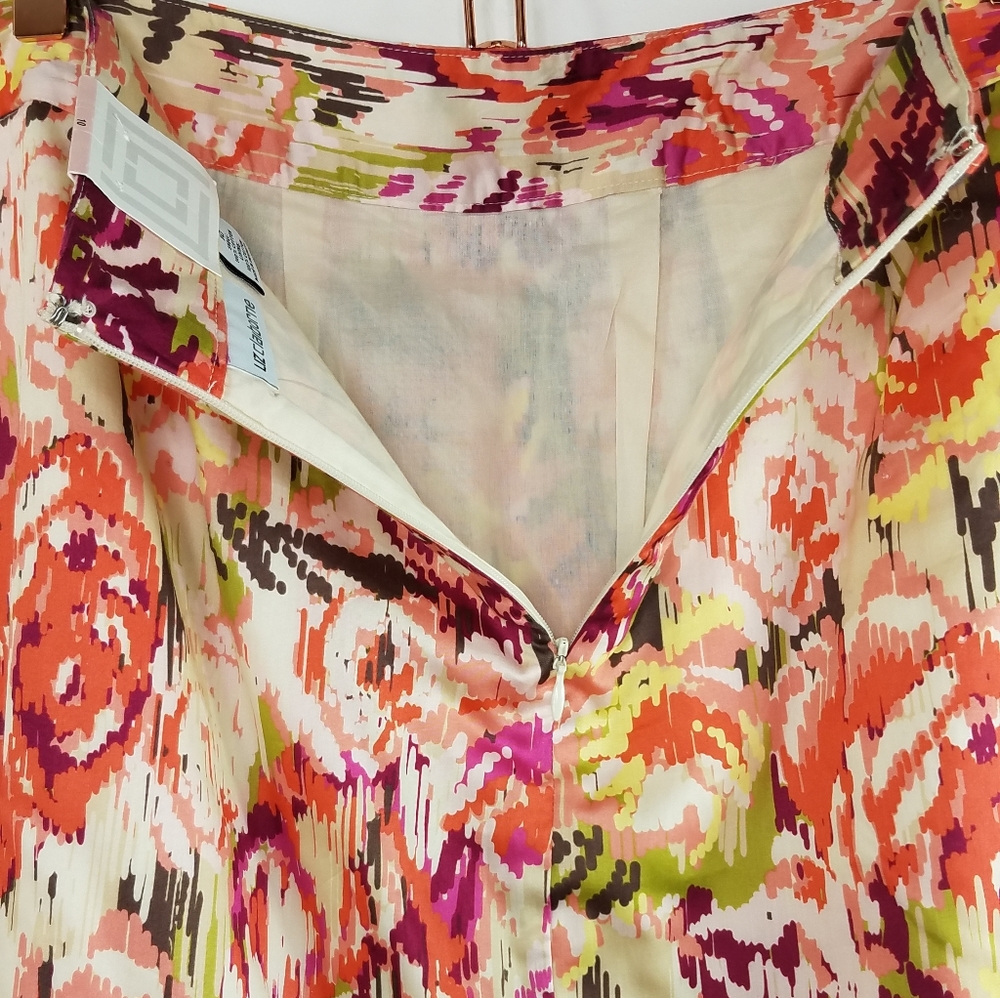 Liz Clairborne coral lantana multi skirt - Picture 10 of 11